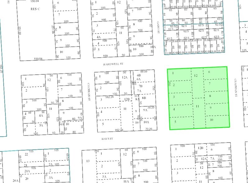 1301 Hays St, Houston, TX à louer - Plan cadastral - Image 2 de 14