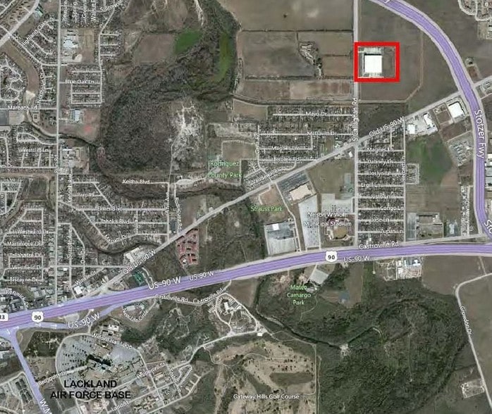 1410 S Callaghan Rd, San Antonio, TX à louer - Aérien - Image 2 de 9