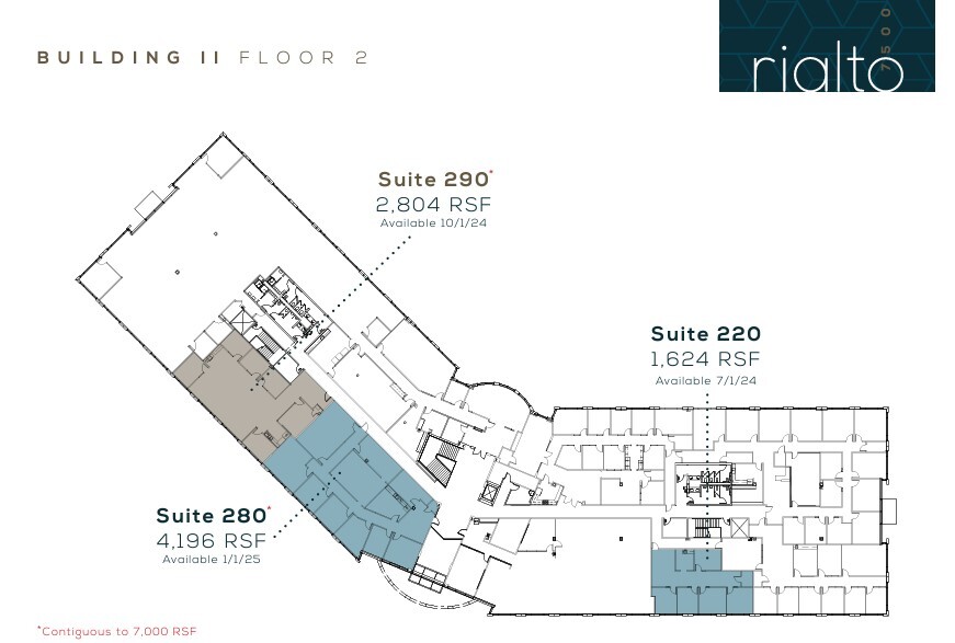 7500 Rialto Blvd, Austin, TX à louer Plan d’étage- Image 1 de 1