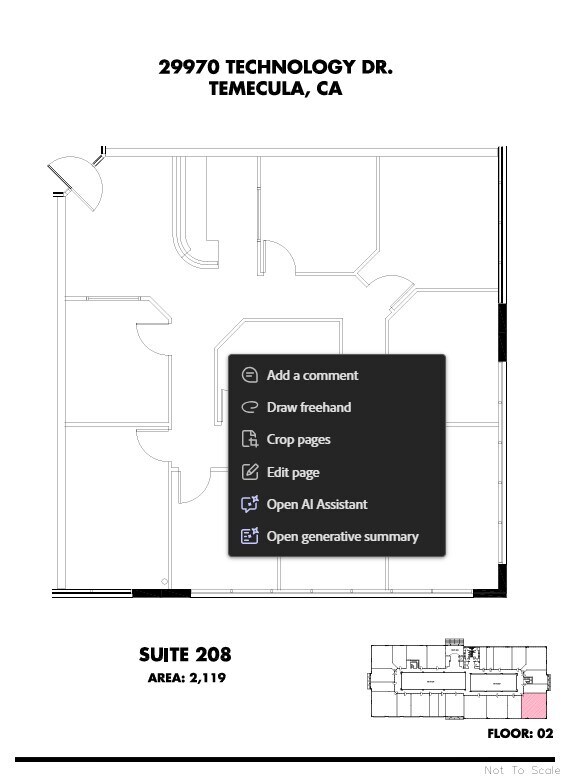 29970 Technology Dr, Murrieta, CA for lease Floor Plan- Image 1 of 1