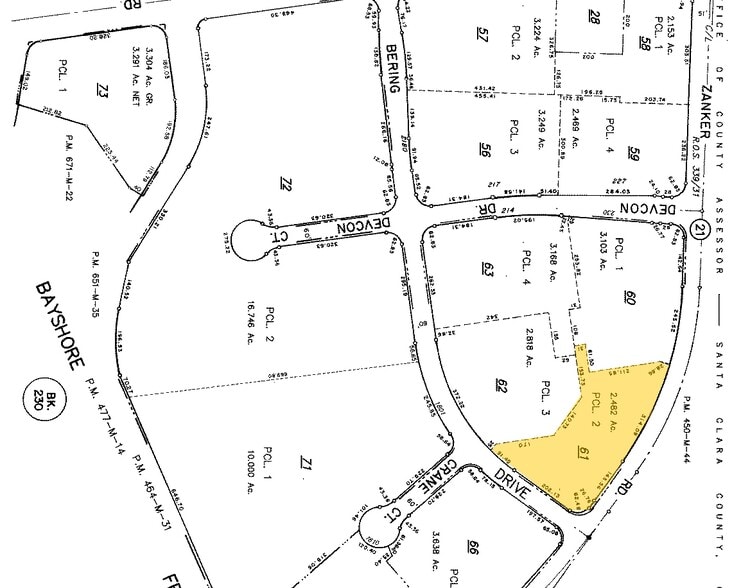 1800 Bering Dr, San Jose, CA for lease - Plat Map - Image 2 of 6
