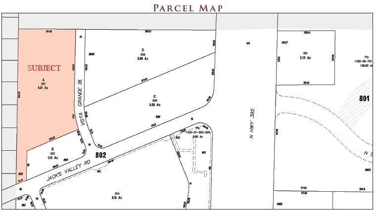 900 Jacks Valley Rd, Carson City, NV à vendre - Plan cadastral - Image 2 de 22