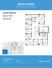 427 W 20th St, Houston, TX for lease Floor Plan- Image 2 of 2