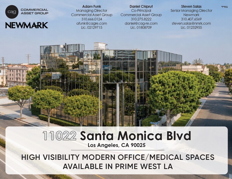 11022 Santa Monica Blvd, Los Angeles, CA à louer - Photo du bâtiment - Image 1 de 3