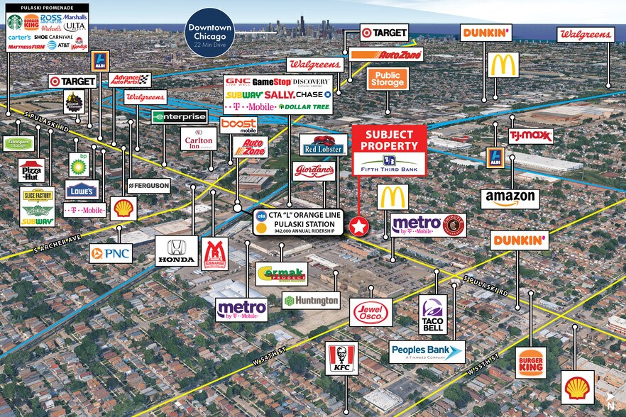 5231 S Pulaski Rd, Chicago, IL à vendre - Photo du bâtiment - Image 3 de 5