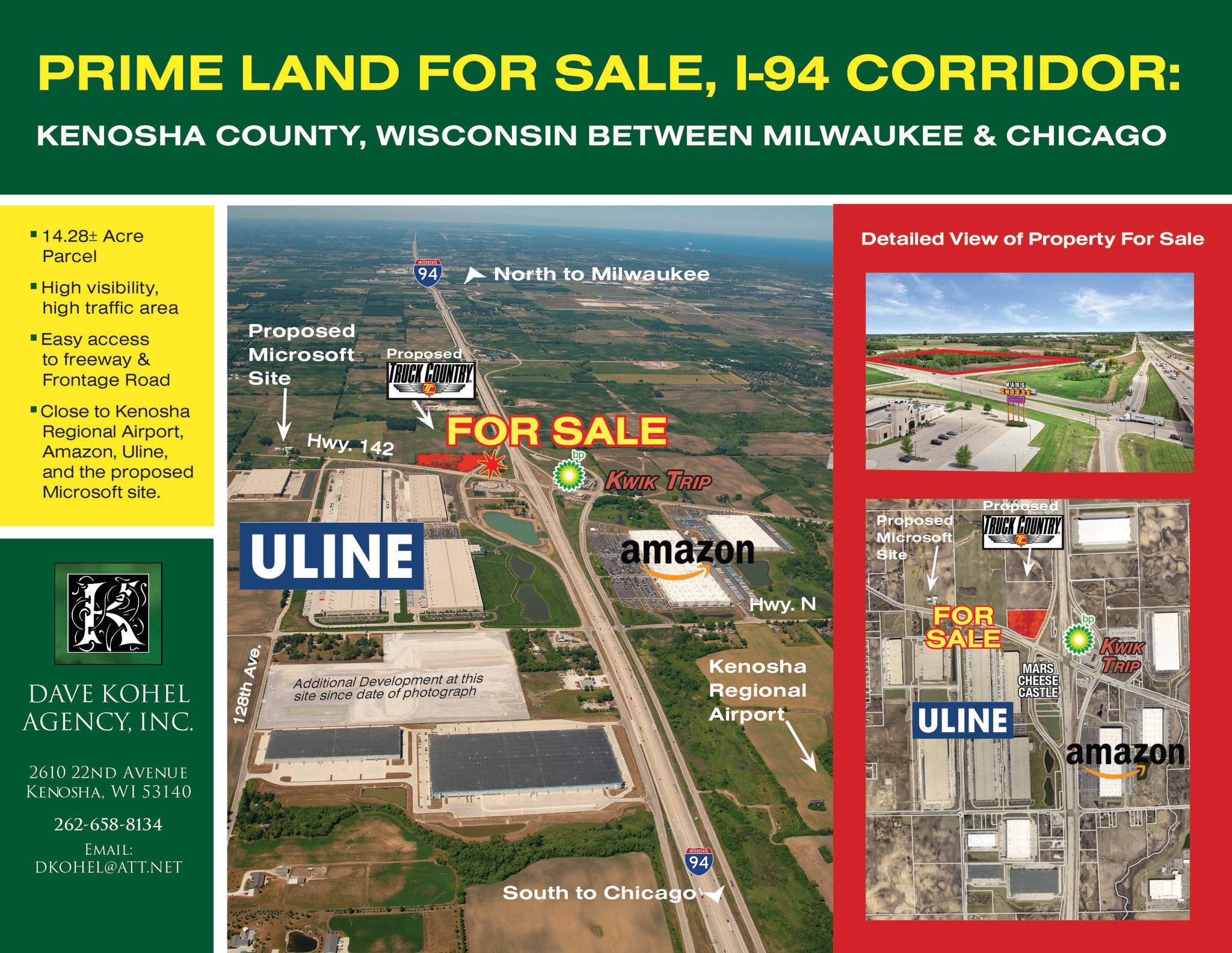 12214 Burlington Rd, Kenosha, WI for sale Aerial- Image 1 of 4