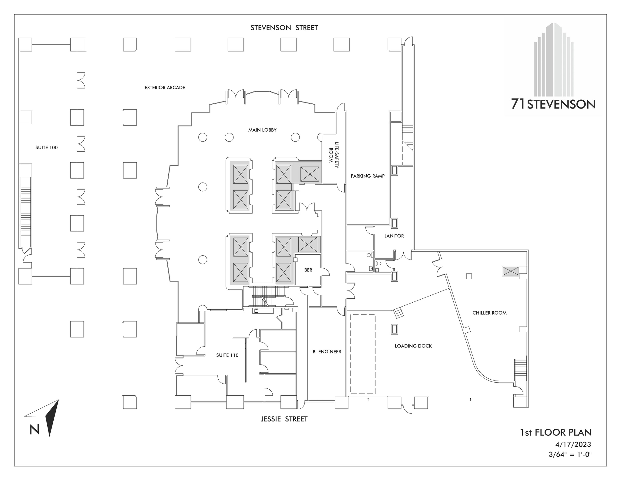 71 Stevenson St, San Francisco, CA for lease Floor Plan- Image 1 of 1
