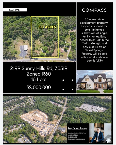 2199 Sunny Hill Rd, Lawrenceville, GA à vendre - Photo du b timent - Image 2 de 9