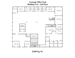 600 N Bell Ave, Carnegie, PA à louer Plan de site- Image 2 de 16