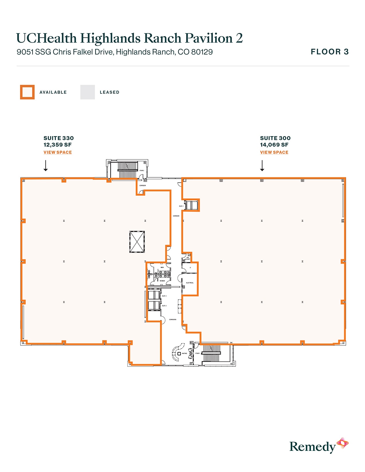 9051 SSG Chris Falkel Dr, Highlands Ranch, CO à louer Plan d’étage- Image 1 de 1