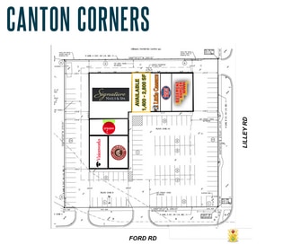 Plus de détails pour 42400-42454 Ford Rd, Canton Township, MI - Commerce de détail à louer