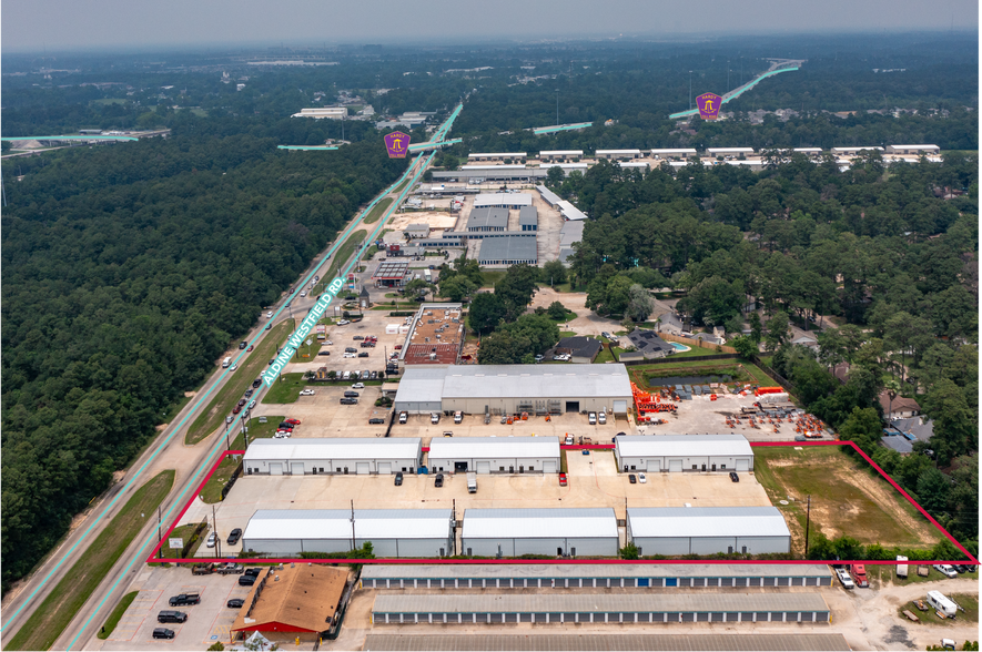 25330 Aldine Westfield Rd, Spring, TX for lease - Aerial - Image 3 of 8