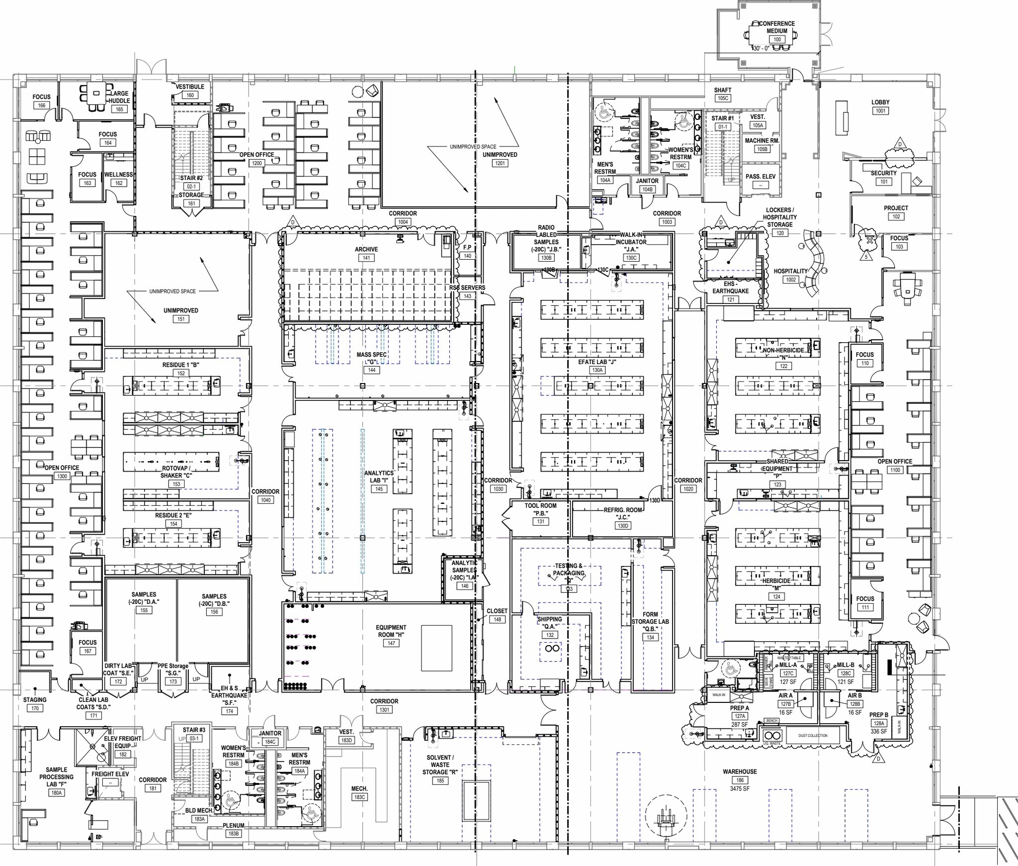 4600-4650 Norris Canyon Rd, San Ramon, CA à louer Plan d’étage- Image 1 de 1