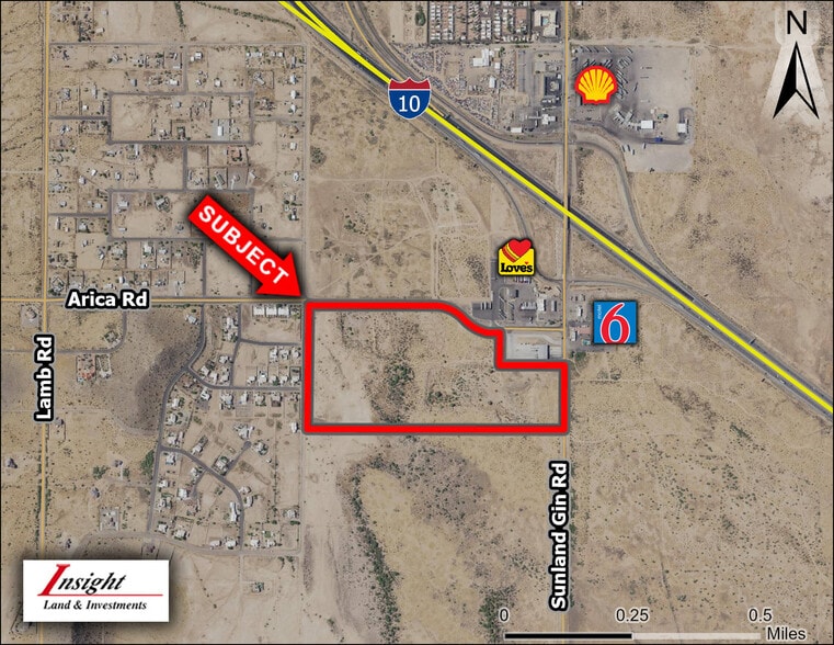 Sunland Gin Rd, Eloy, AZ for sale - Aerial - Image 2 of 4