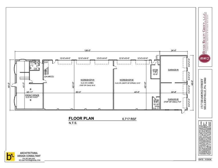 1517 Diamond St, Sellersville, PA à louer - Plan d’étage - Image 2 de 4