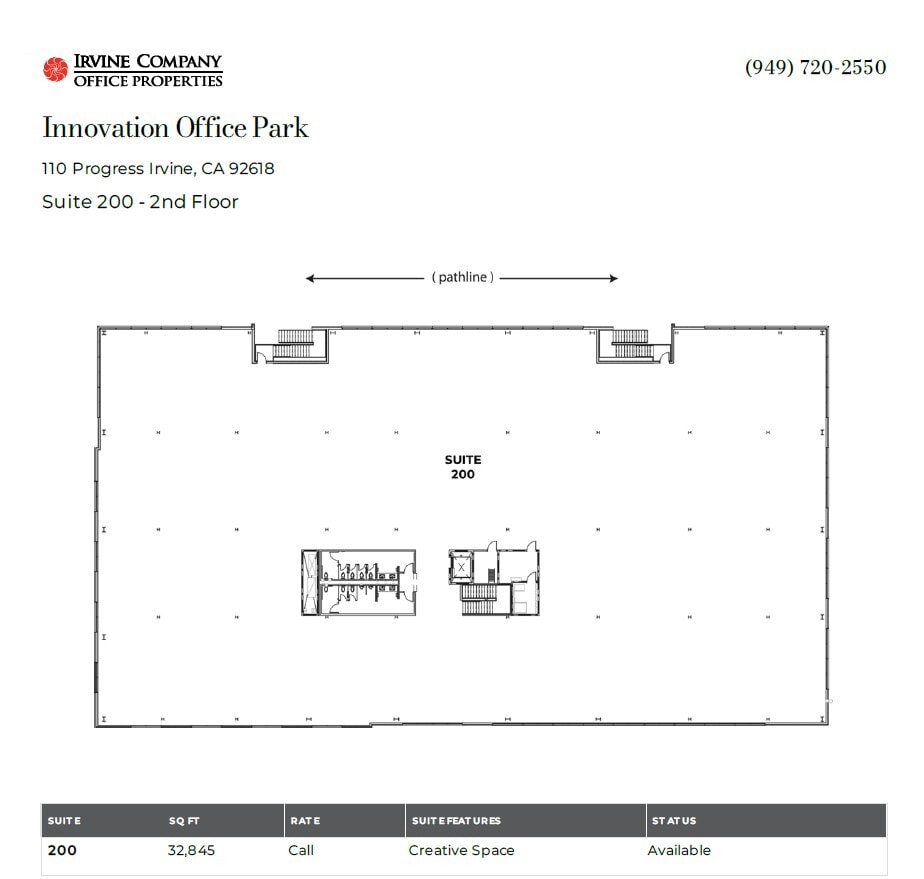 100 Progress, Irvine, CA for lease Floor Plan- Image 1 of 1