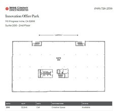 100 Progress, Irvine, CA for lease Floor Plan- Image 1 of 1