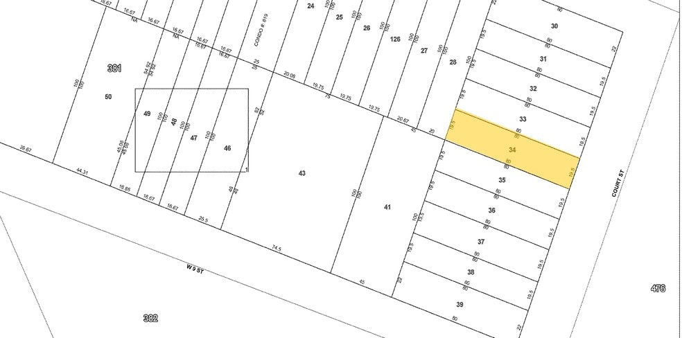 534 Court St, Brooklyn, NY à louer - Plan cadastral - Image 2 de 25