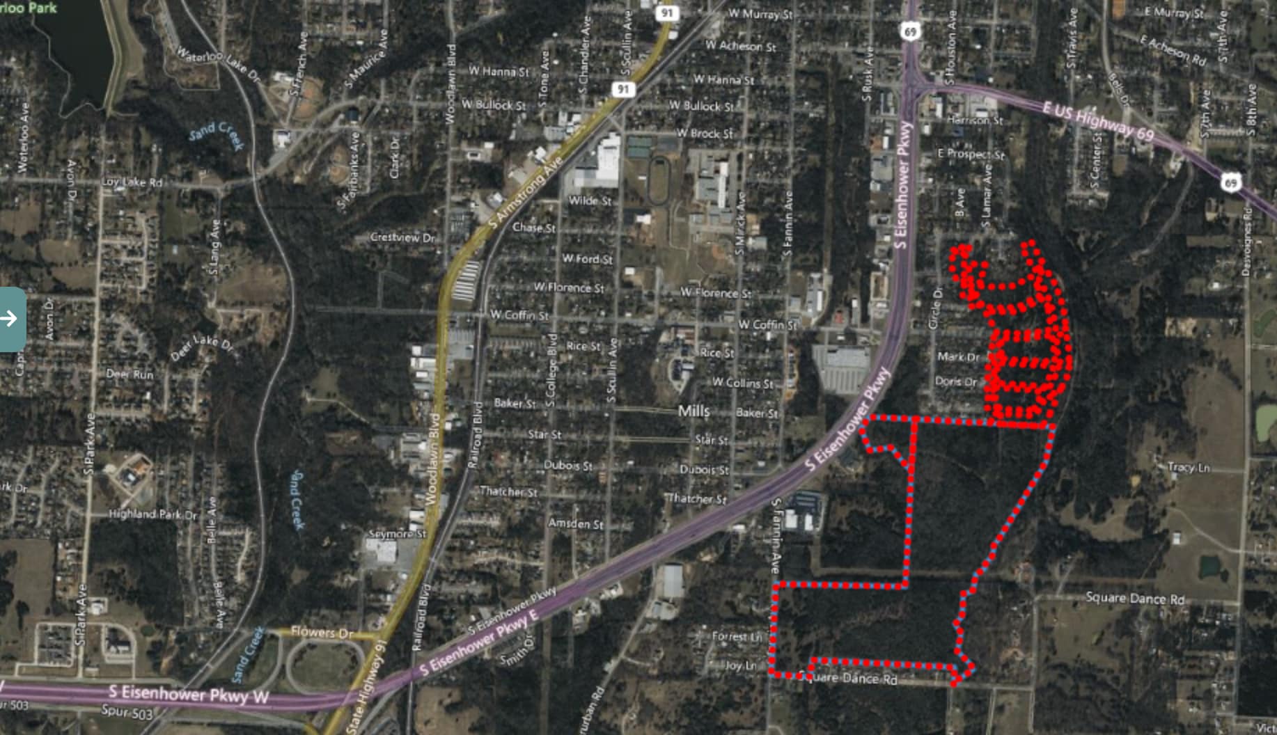 S Eisenhower Pky, Denison, TX for sale Building Photo- Image 1 of 2