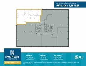 115 NE 100th St, Seattle, WA à louer Plan d’étage- Image 1 de 1