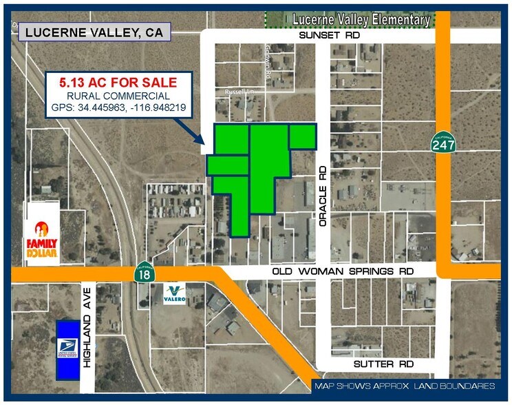 10600 Oracle, Lucerne Valley, CA à vendre - Aérien - Image 2 de 11