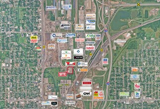 821 E 25th St N, Wichita, KS - Aérien Vue de la carte