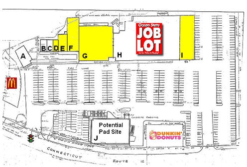 1666 Route 12, Gales Ferry, CT à louer - Plan de site - Image 2 de 10