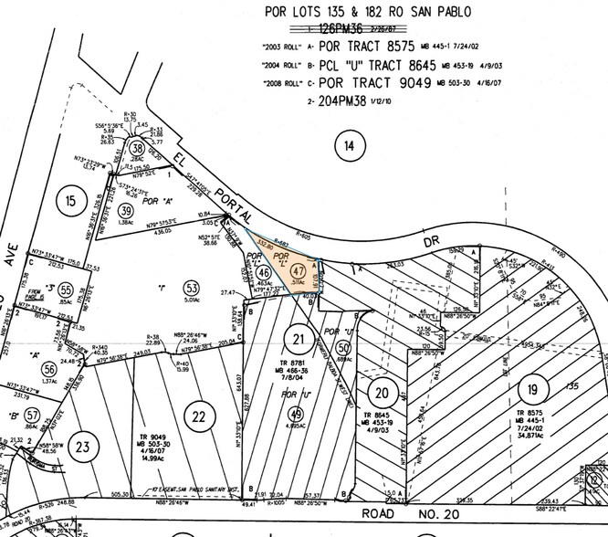 2400 El Portal Dr, San Pablo, CA for sale - Plat Map - Image 2 of 2
