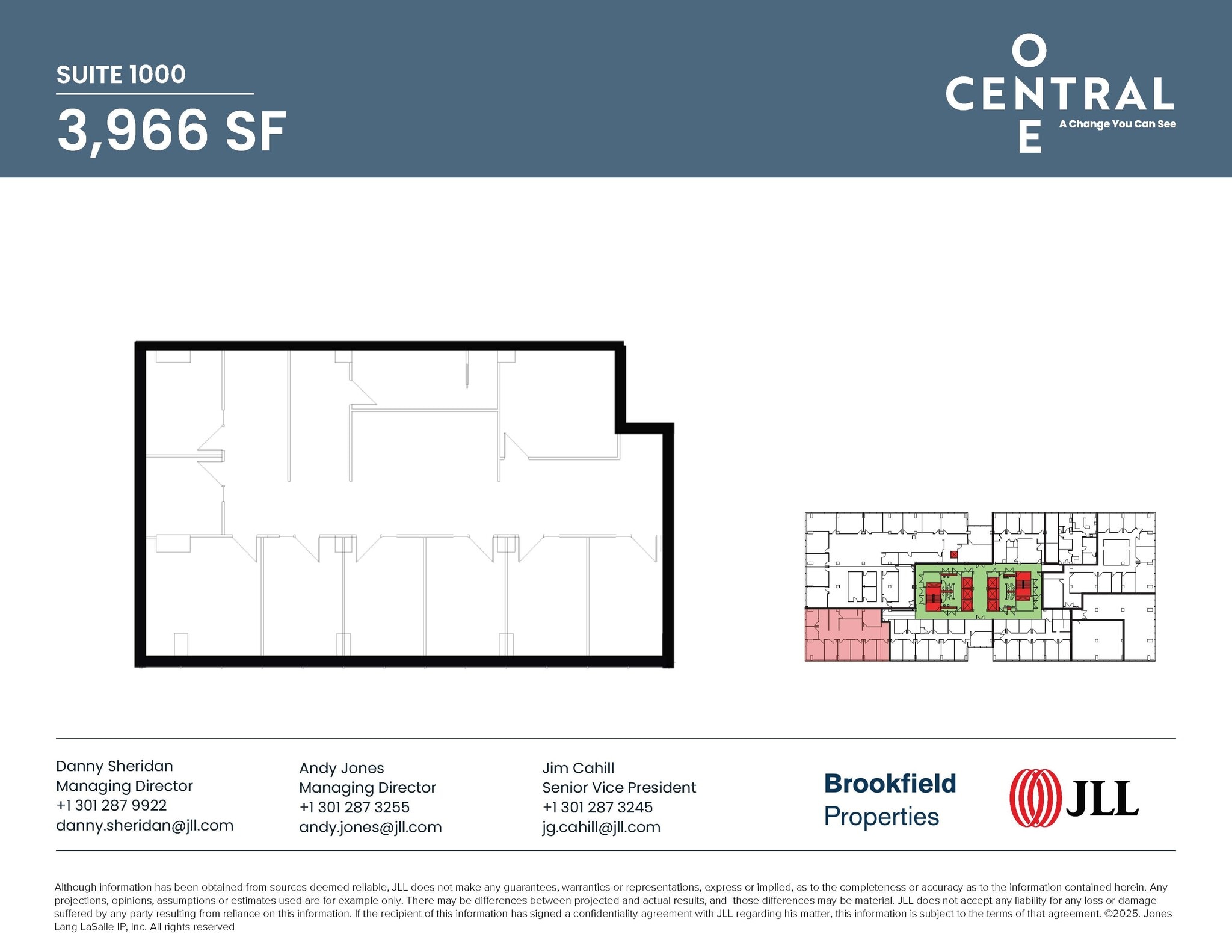 11300 Rockville Pike, North Bethesda, MD à louer Plan d’étage- Image 1 de 2