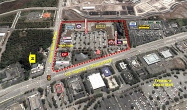 3181-3299 NW Federal Hwy, Jensen Beach, FL - Aerial  map view - Image1