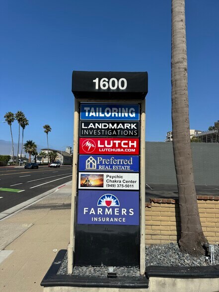 1600 W Coast Hwy, Newport Beach, CA à louer - Photo du bâtiment - Image 3 de 6