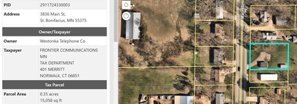 3836 Main st, Saint Bonifacius, MN - aerial  map view