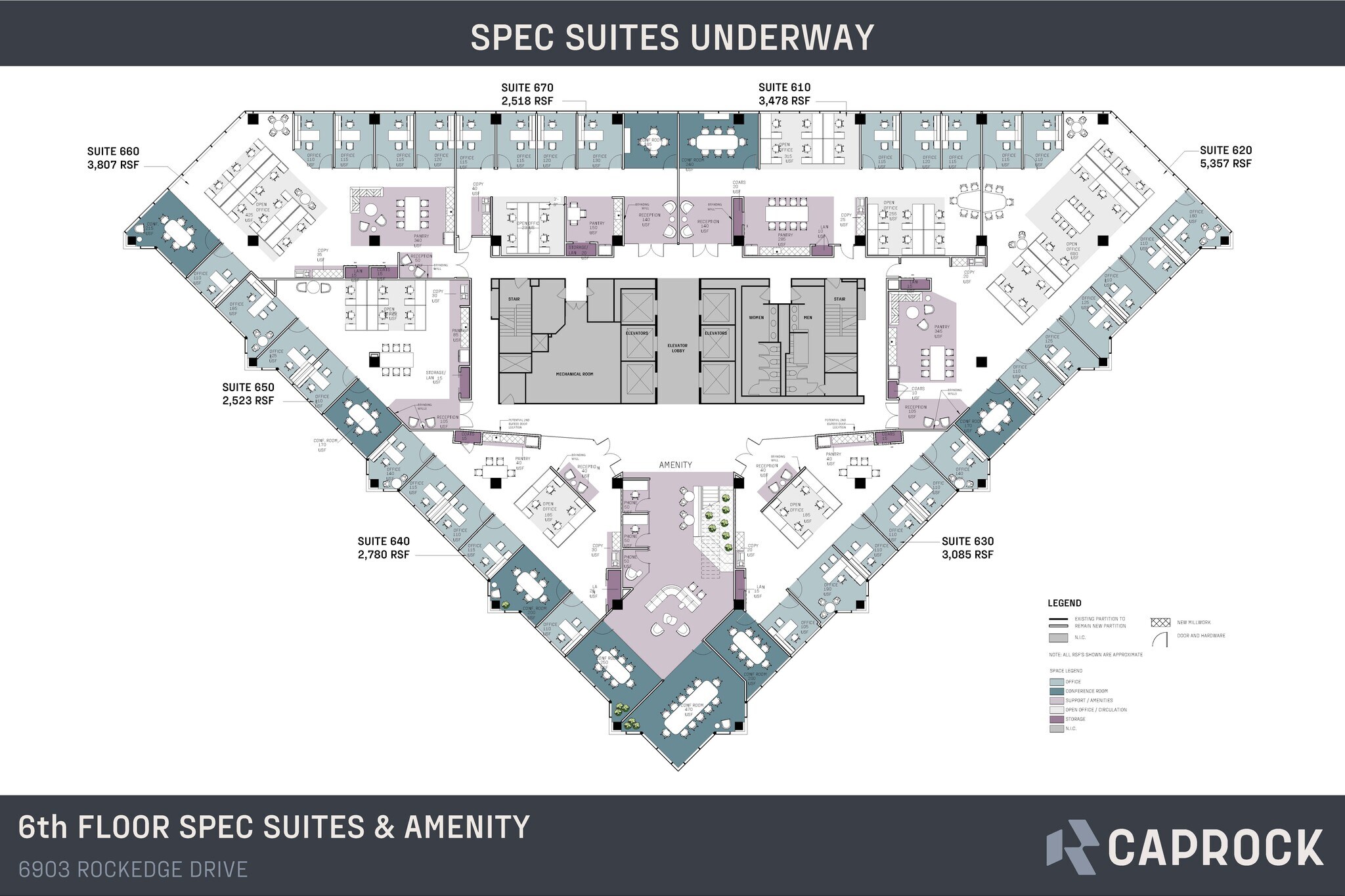 6903 Rockledge Dr, Bethesda, MD for lease Floor Plan- Image 1 of 9