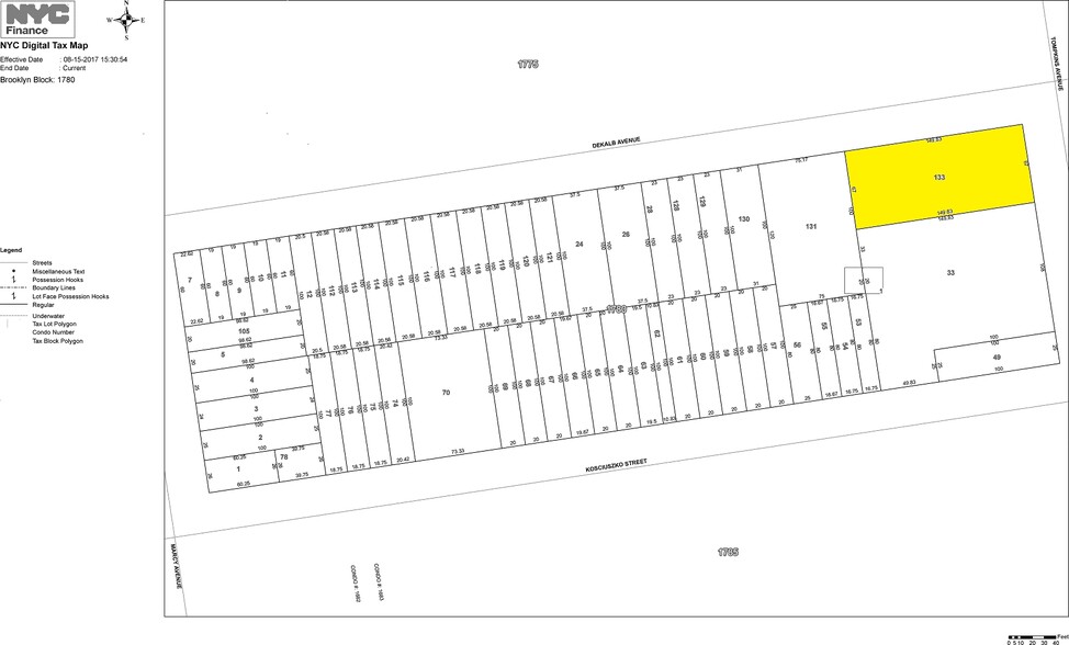 760 Dekalb Ave, Brooklyn, NY à louer - Plan cadastral - Image 2 de 2