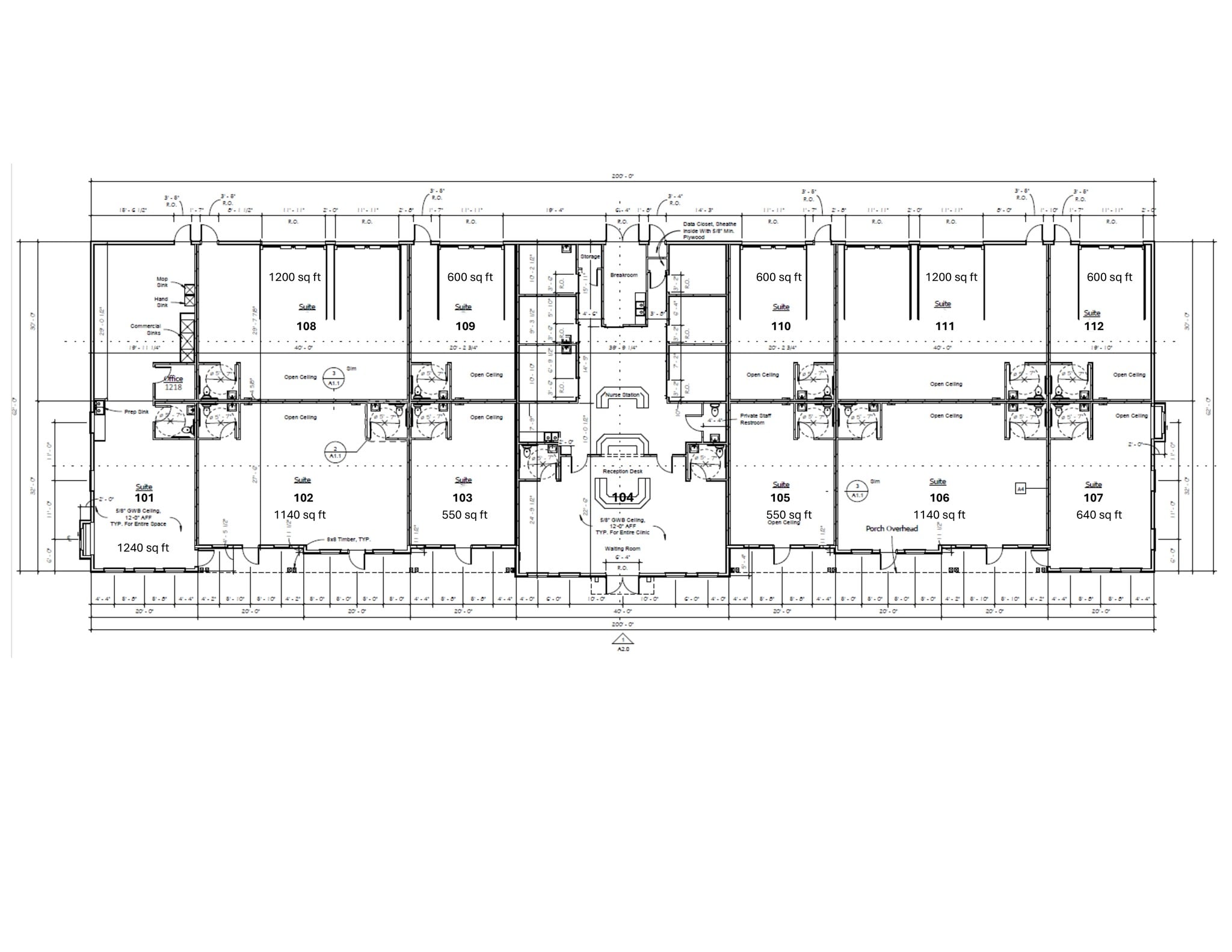 2355 Center St, Fayetteville, AR for lease Site Plan- Image 1 of 7