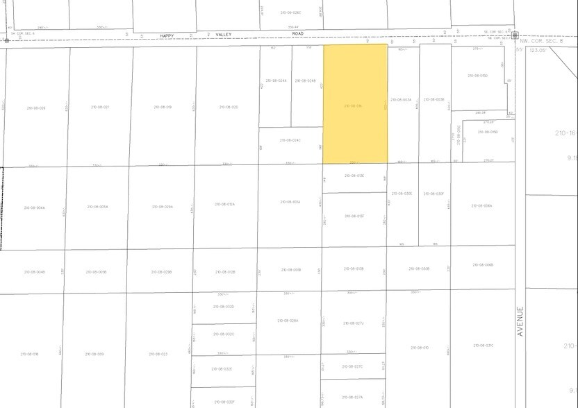 909 W Happy Valley Rd, Phoenix, AZ à louer - Plan cadastral - Image 1 de 1