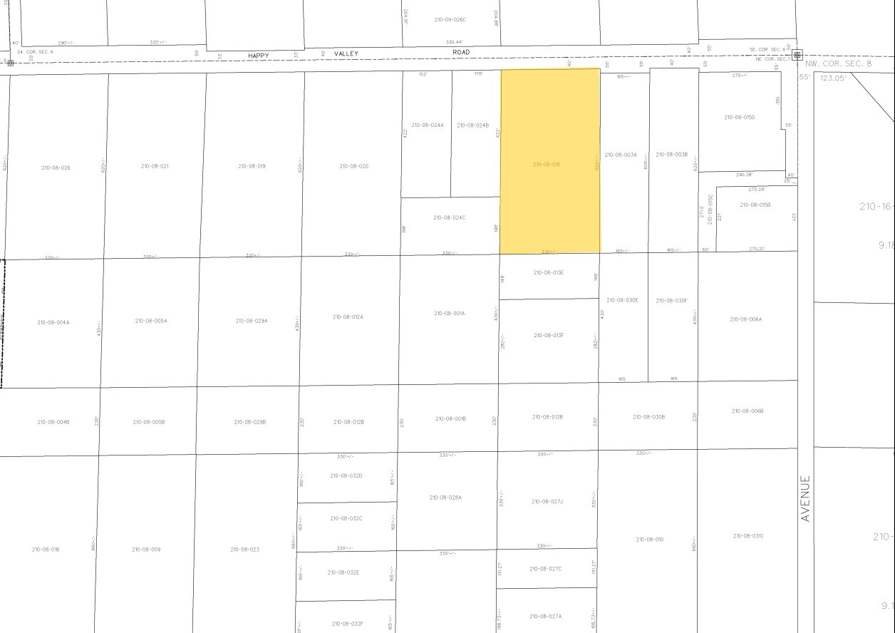 909 W Happy Valley Rd, Phoenix, AZ à louer Plan cadastral- Image 1 de 2