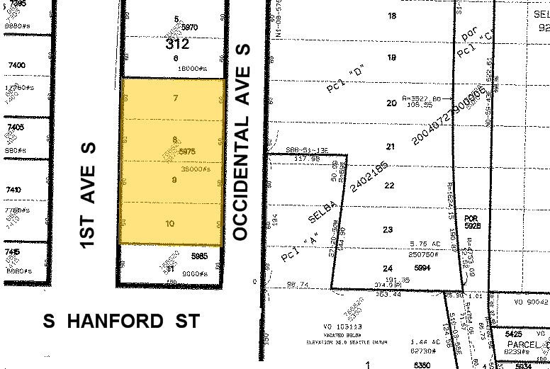 2944 1st Ave S, Seattle, WA à louer - Plan cadastral - Image 3 de 4