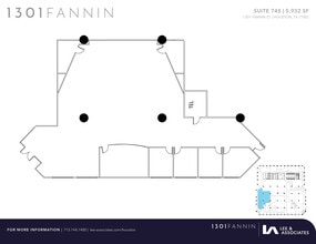 1301 Fannin St, Houston, TX for lease Floor Plan- Image 1 of 1