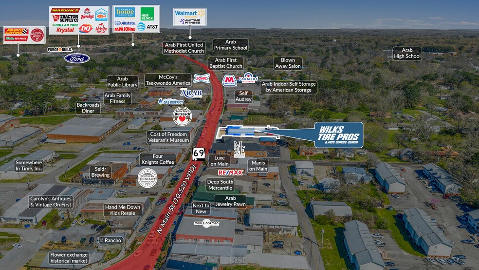 152 N Main St, Arab, AL à vendre - Photo du bâtiment - Image 3 de 5