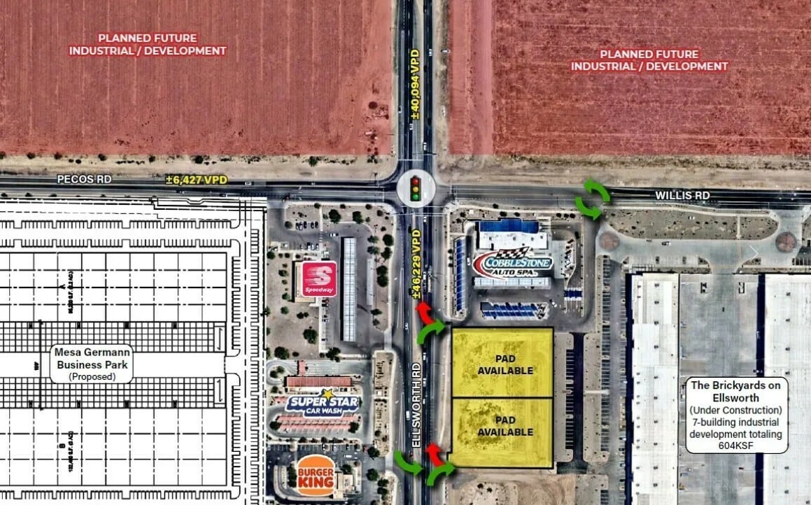 Ellsworth Rd & Pecos Rd, Mesa, AZ for lease Primary Photo- Image 1 of 2