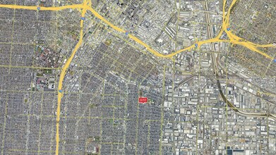 1350 E 41st St, Los Angeles, CA - Aerial  map view