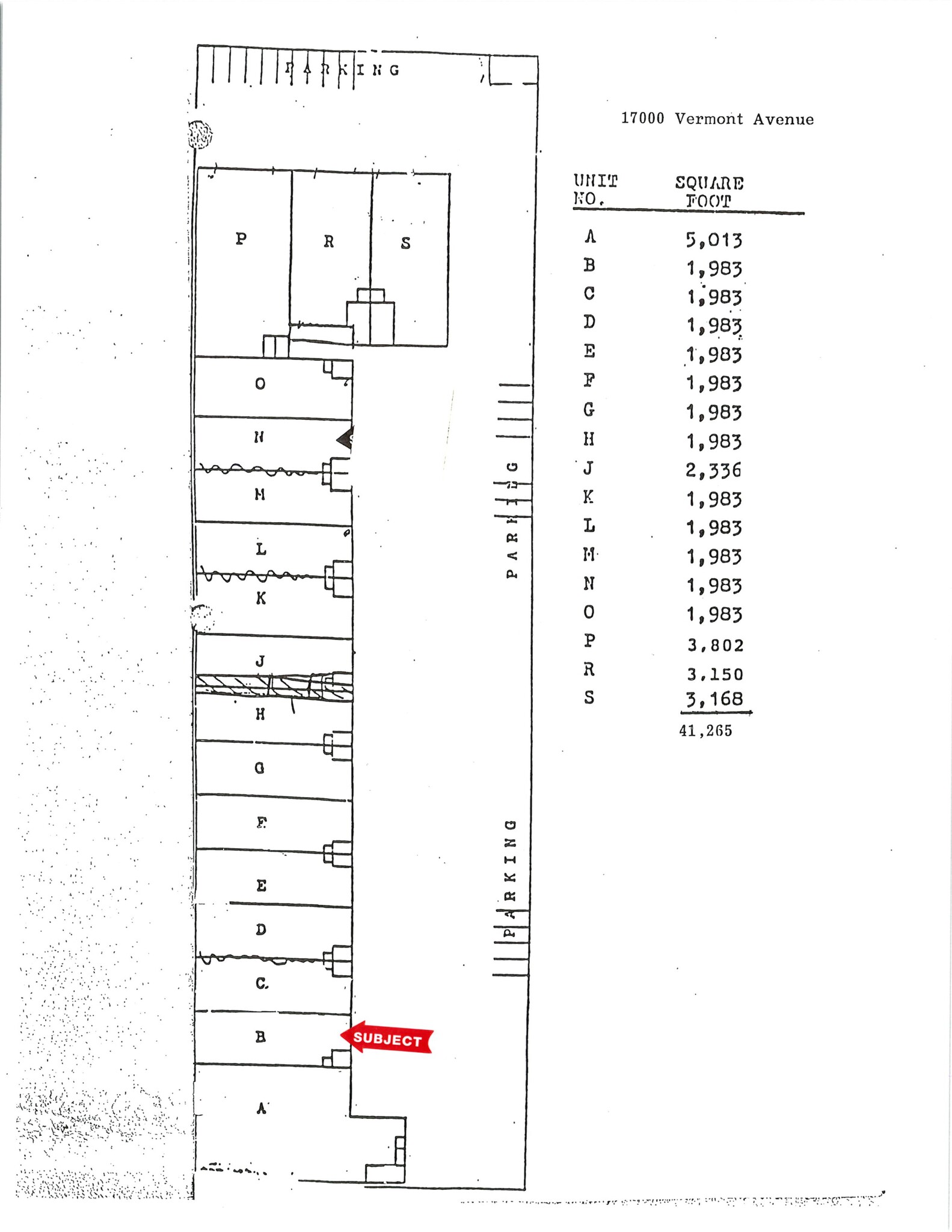 17000 S Vermont Ave, Gardena, CA à louer Plan de site- Image 1 de 1