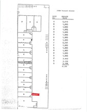 17000 S Vermont Ave, Gardena, CA à louer Plan de site- Image 1 de 1