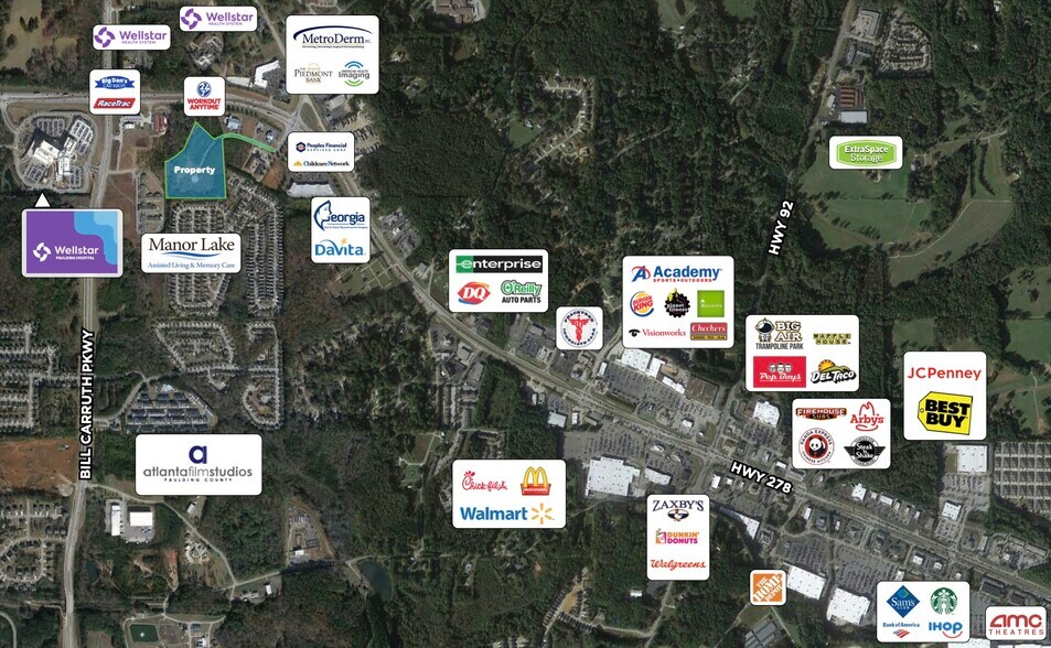 Highland Pavilion Way, Dallas, GA à vendre - Aérien - Image 2 de 4