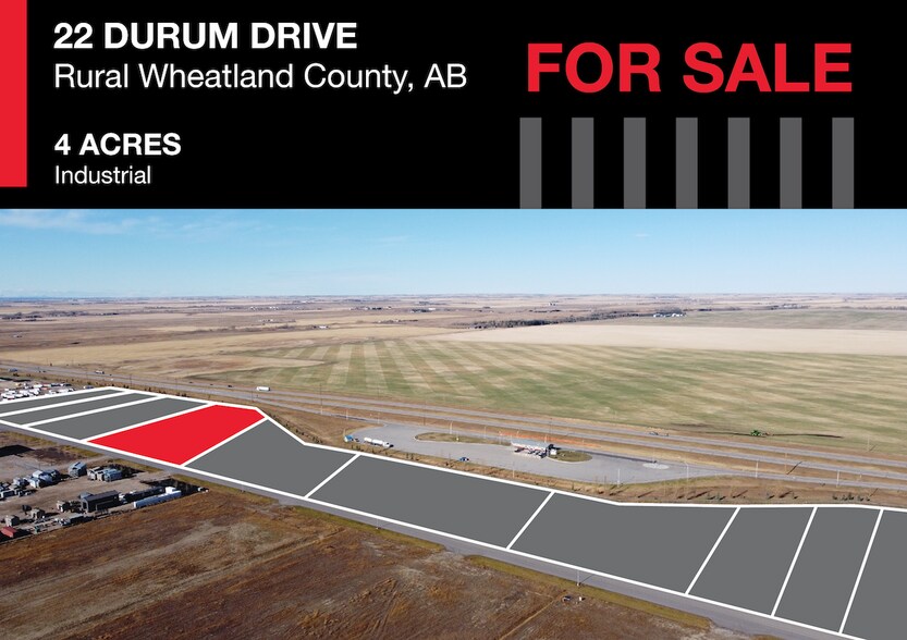 22 Durum Dr, Wheatland County, AB à vendre - Photo du bâtiment - Image 1 de 1