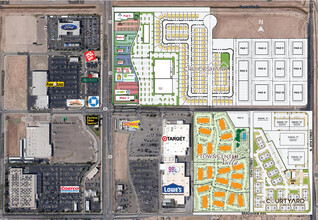 N Imperial Ave, El Centro, CA - aerial  map view