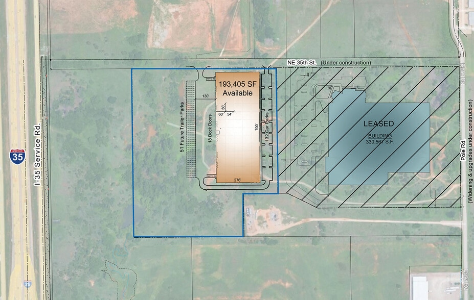 NE 35th St. & S Pole Rd., Moore, OK for lease - Site Plan - Image 2 of 4