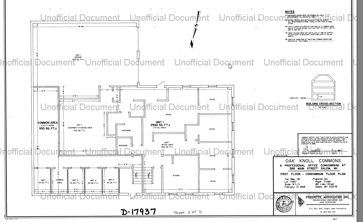 389 Main St, Salem, NH 03079 - Unit 1 -  - Floor Plan - Image 1 of 1