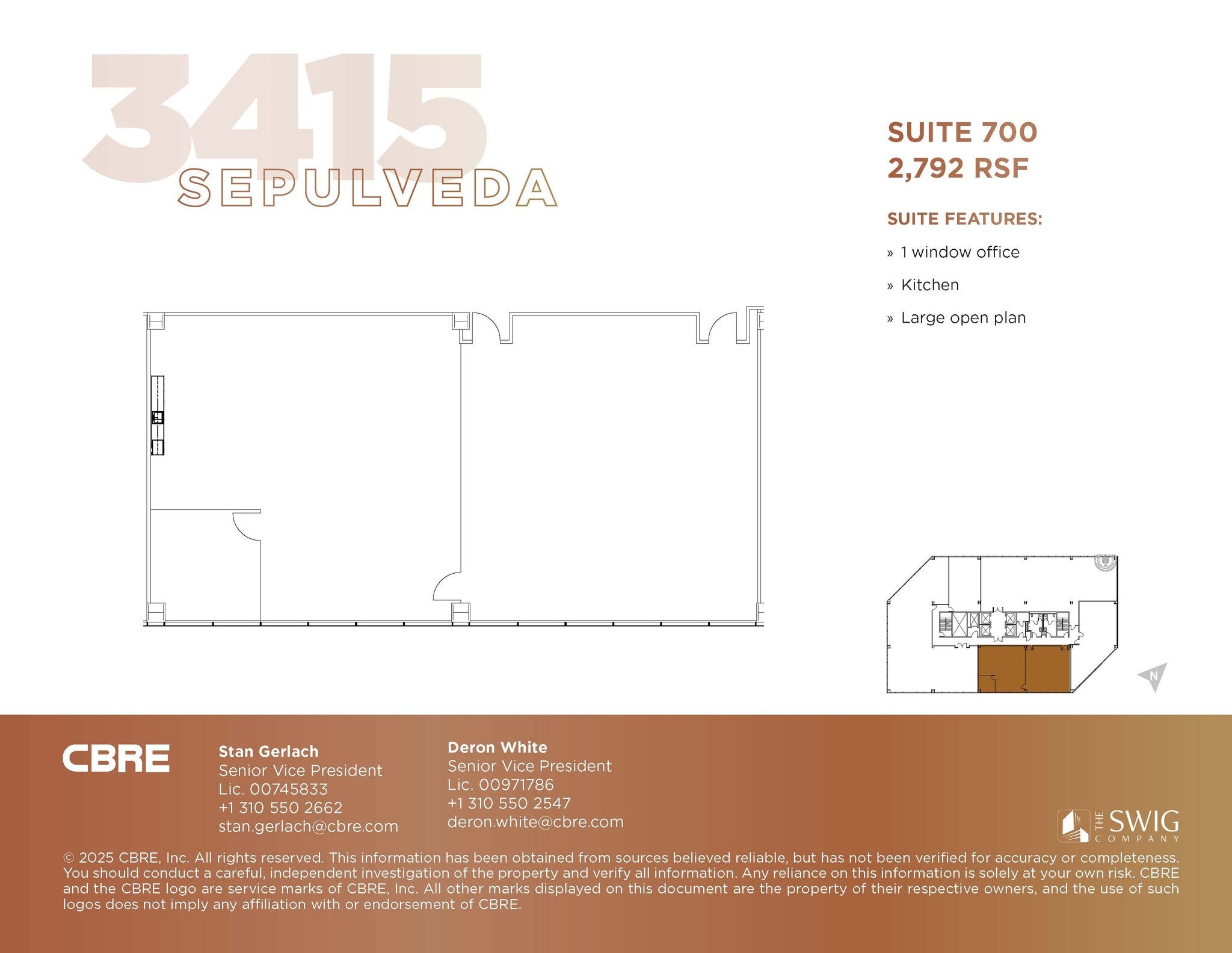 3415 S Sepulveda Blvd, Los Angeles, CA à louer Plan d’étage- Image 1 de 1